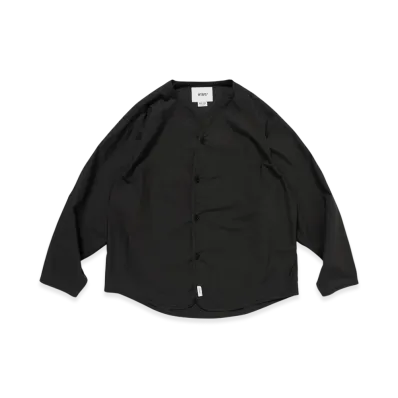 WTAPS Scout 01 / LS / Cotton. Broadcloth "Black"