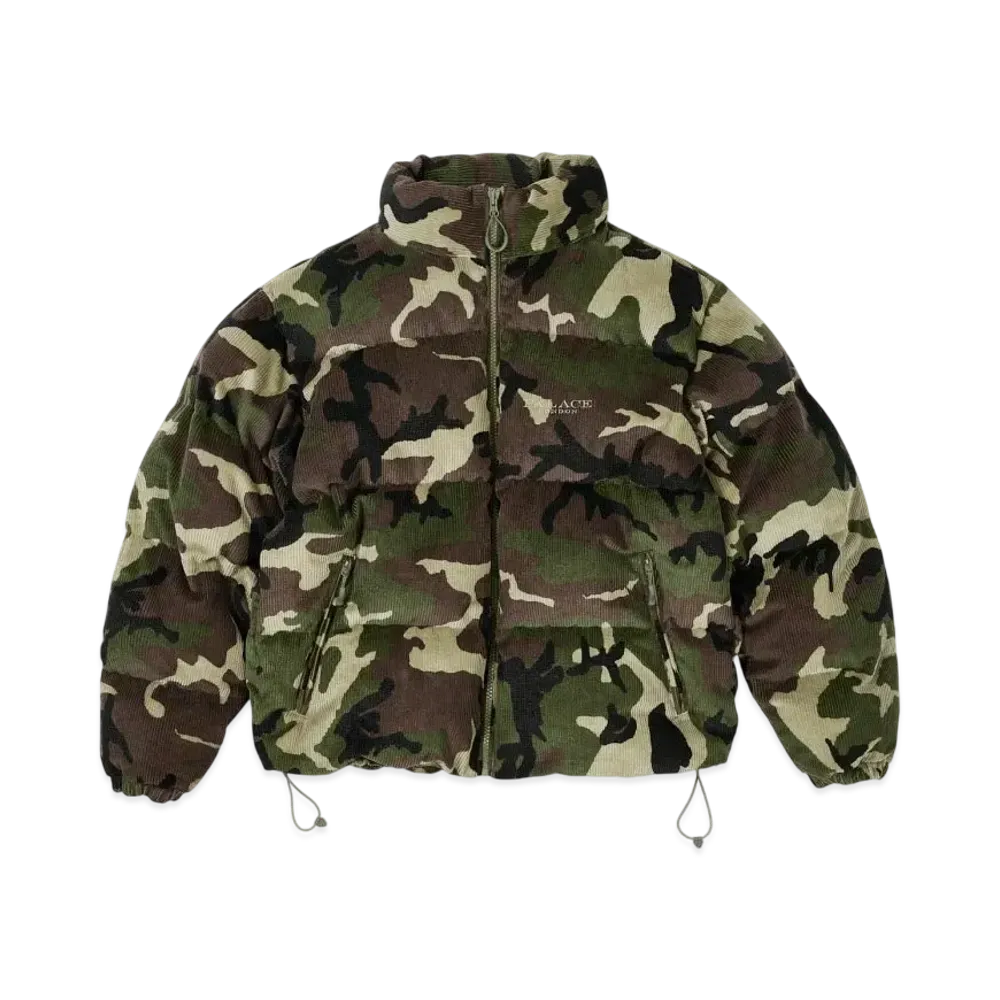 PALACE Corduroy Puffa Jacket "Camo"
