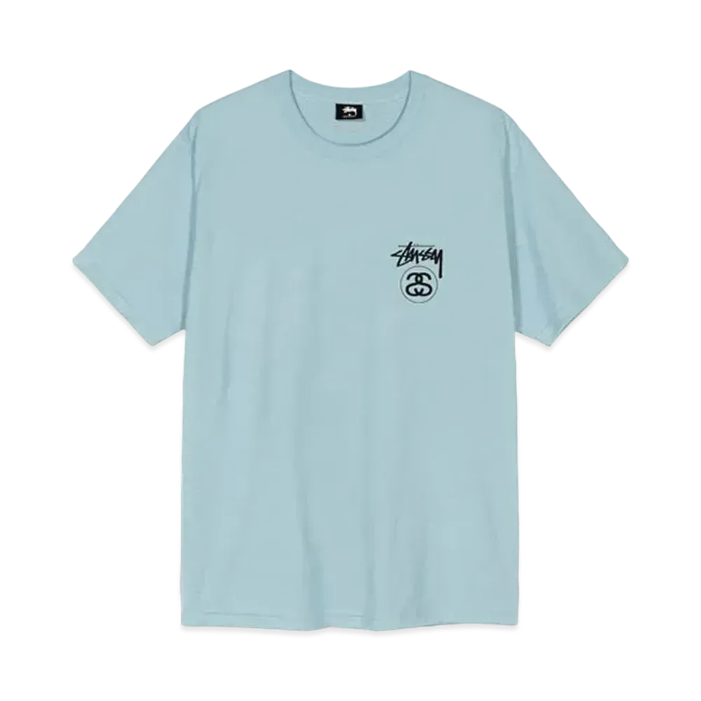 Stussy Stock Link Tee "Blue"