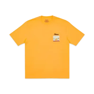 PALACE GARFIELD POCKET T-SHIRT "Light Orange"
