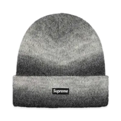 Supreme Mohair Beanie "Mixed Grey" (19FW)