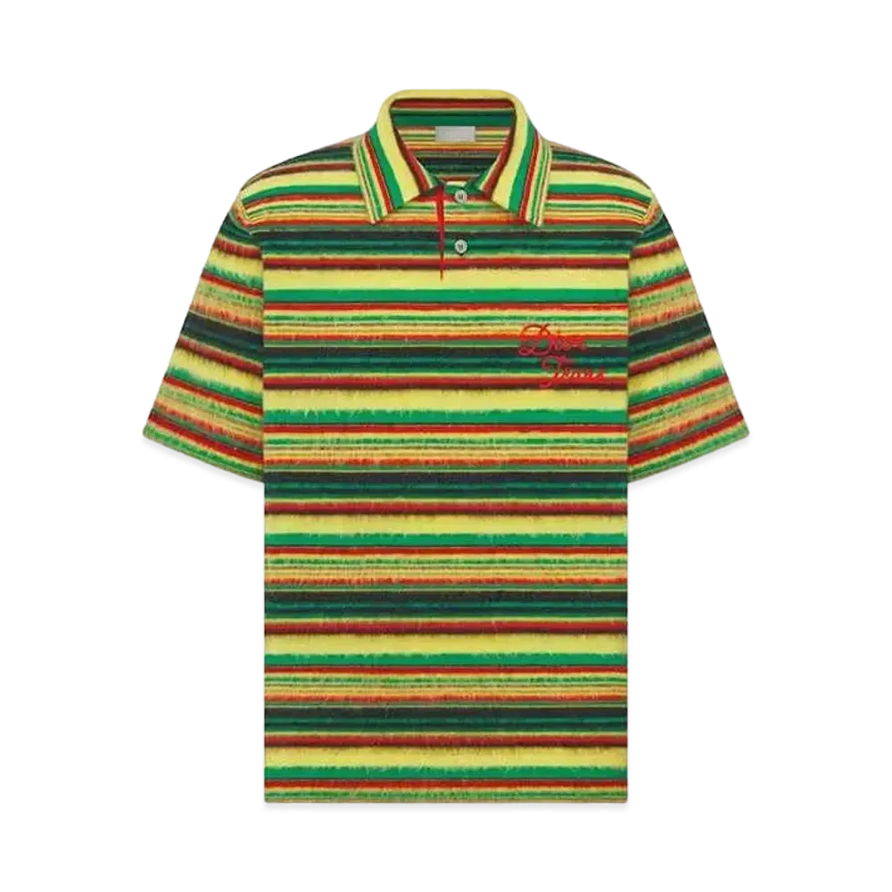 Dior Tears Polo Shirt "Yellow/Green "