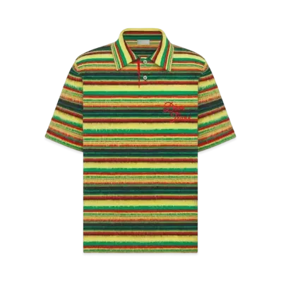 Dior Tears Polo Shirt "Yellow/Green "