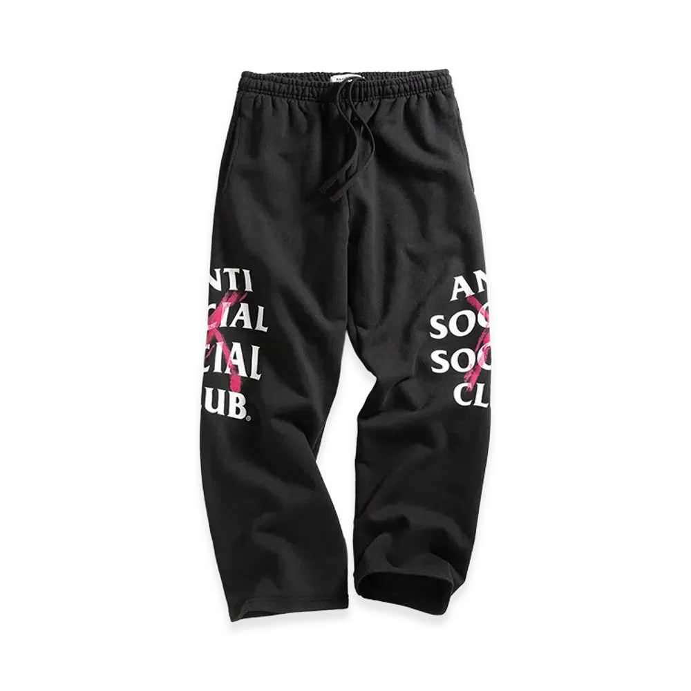 ANTI SOCIAL SOCIAL CLUB Cancelled Paint Sweatpants "Black"