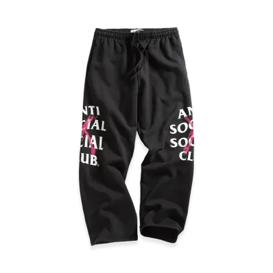 ANTI SOCIAL SOCIAL CLUB Cancelled Paint Sweatpants "Black"