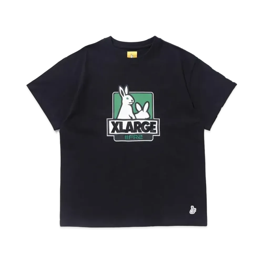 XLARGE x FR2 Box Logo S/S T-shirt "Black"