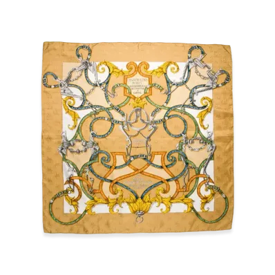Hermes Scarf 90 Instrvction Dv Roy "Brown"