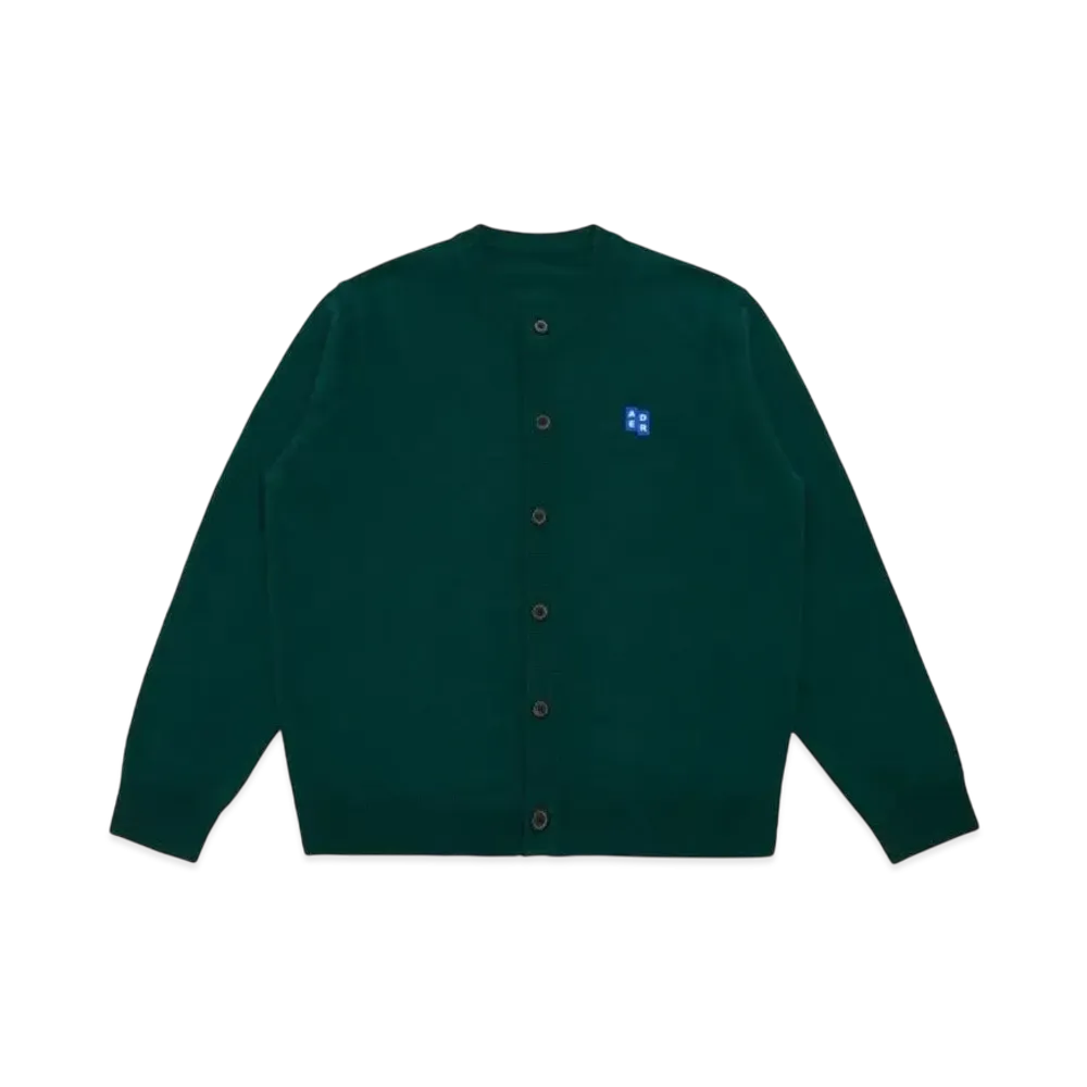 ADERERROR Tag Cardigan 02 "Green"