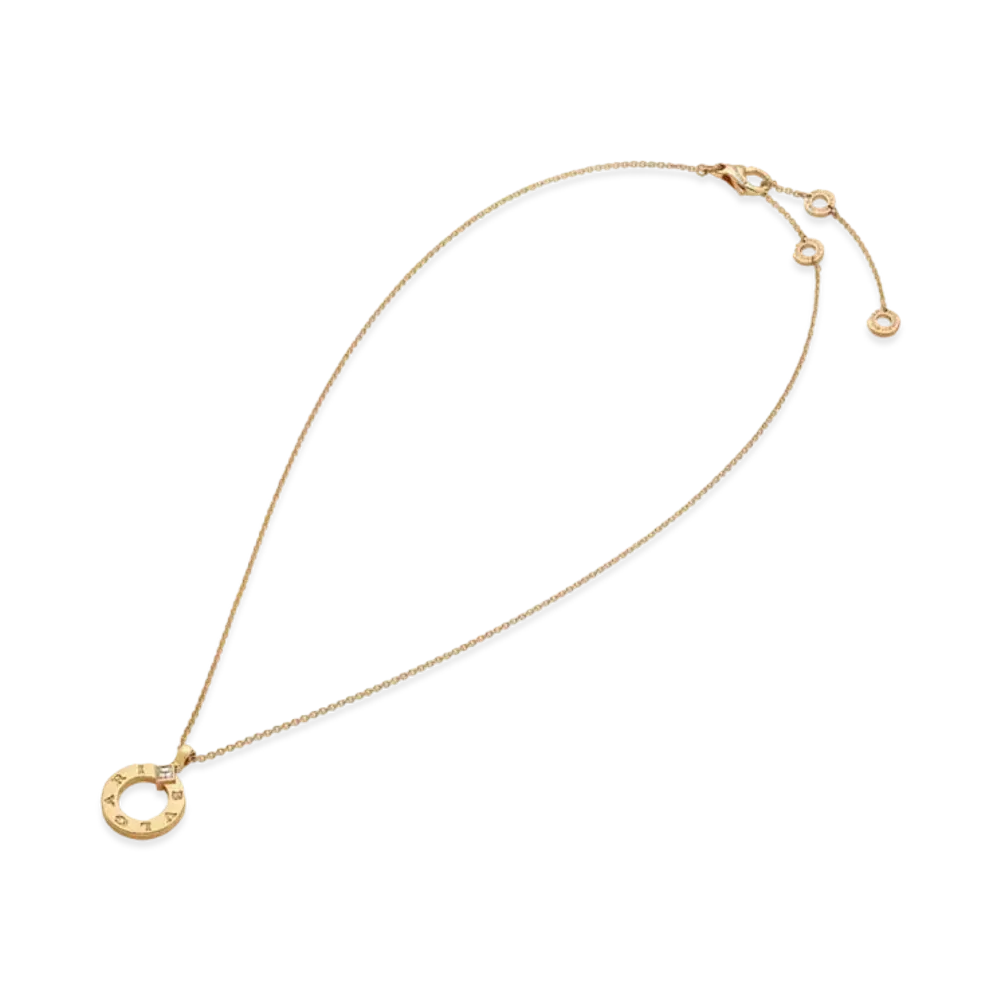 BVLGARI Bulgari Bulgari Diamond Necklace "Yellow Gold"