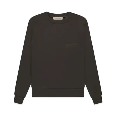 FEAR OF GOD ESSENTIALS Crewneck "Off Black"