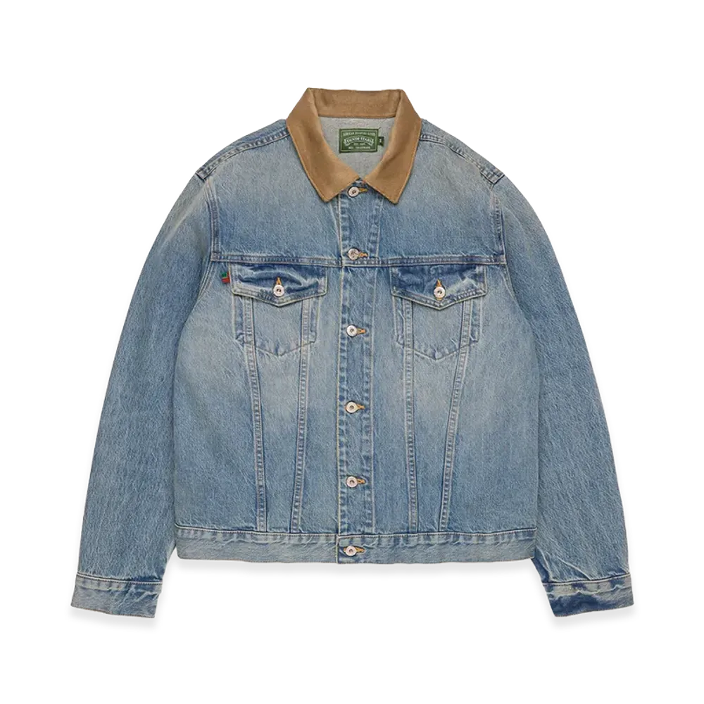 DENIM TEARS Flag Denim Jacket "Light Wash"