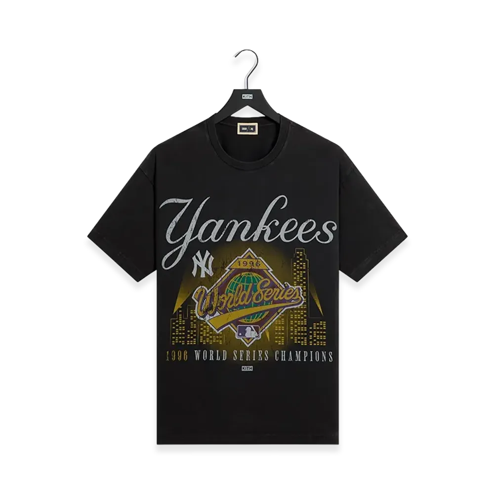 Kith x The New York Yankees World Series Vintage Tee "Black"