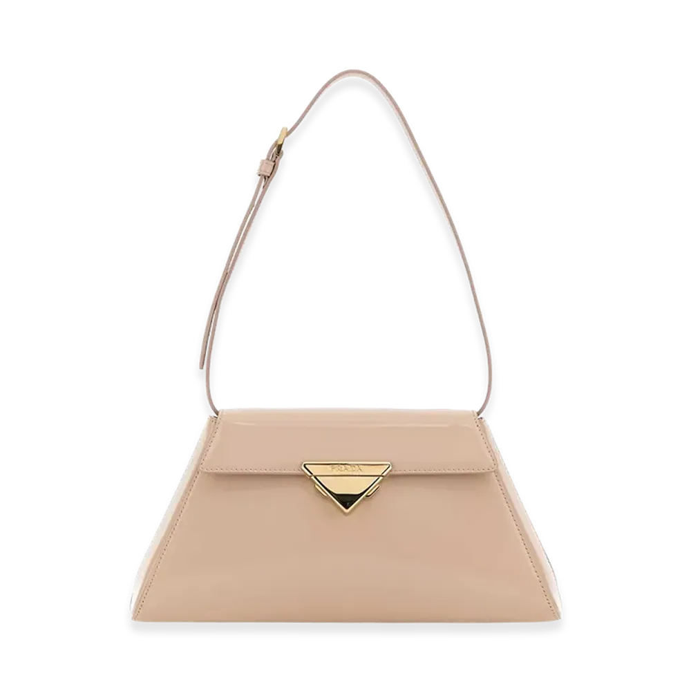 PRADA Women's Leather Shoulder Bag "Powder Pink"