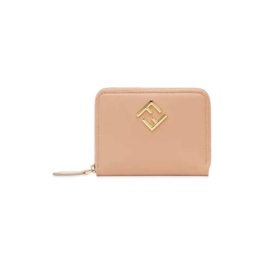 FENDI FF Diamonds Zip Around Medium "Pink"
