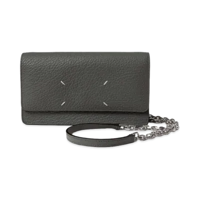 Maison Margiela Women's Large Chain Wallet "Caillou"