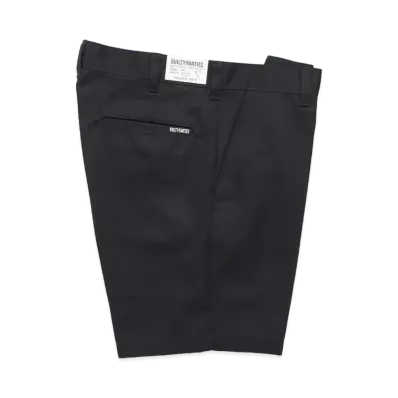 WACKO MARIA GP-104-A-BLANKLINE-ZACK / TWILL SKATE SHORTS "Black"