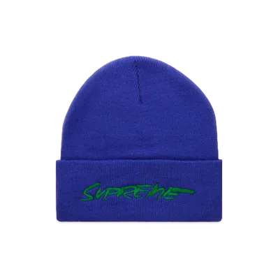 Supreme Futura Logo Beanie "Royal"