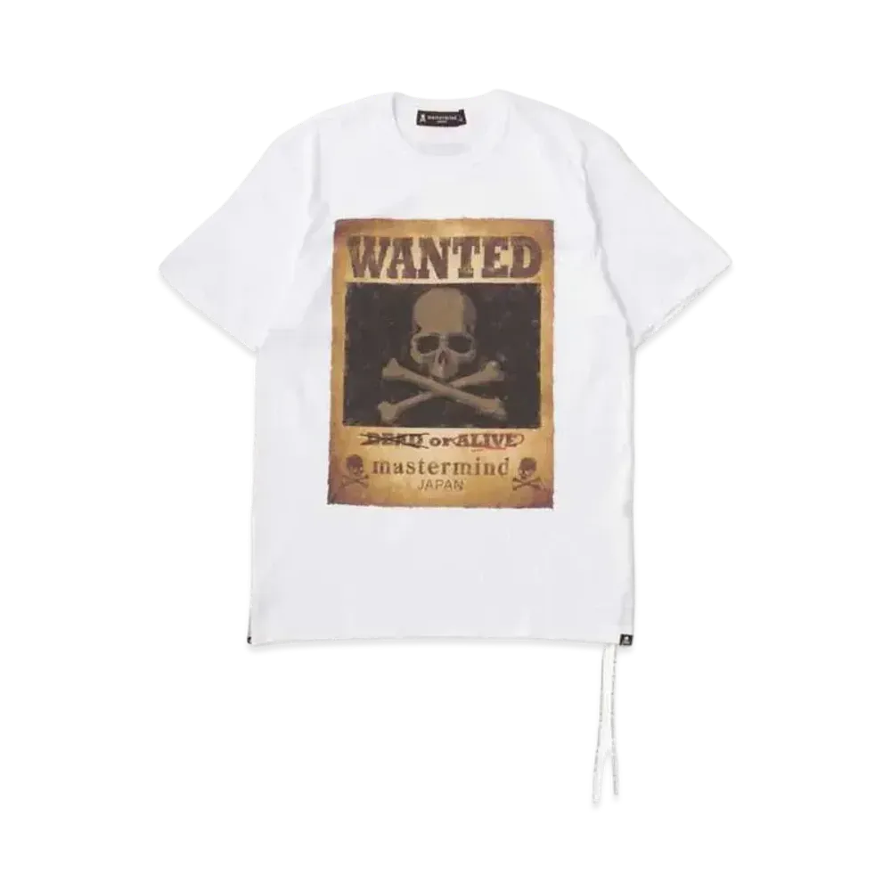mastermind JAPAN Wanted Tee "White"