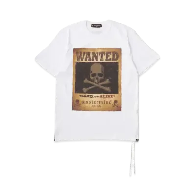 mastermind JAPAN Wanted Tee "White"