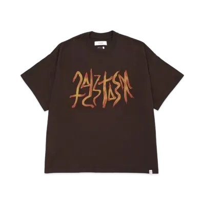 FACETASM Graphic Big Tee "Brown"