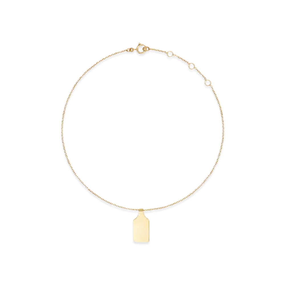 Courreges Little Charm Necklace "Light Gold"