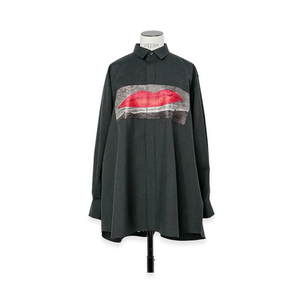 sacai Man Ray Suiting Shirt "Charcoal Gray"