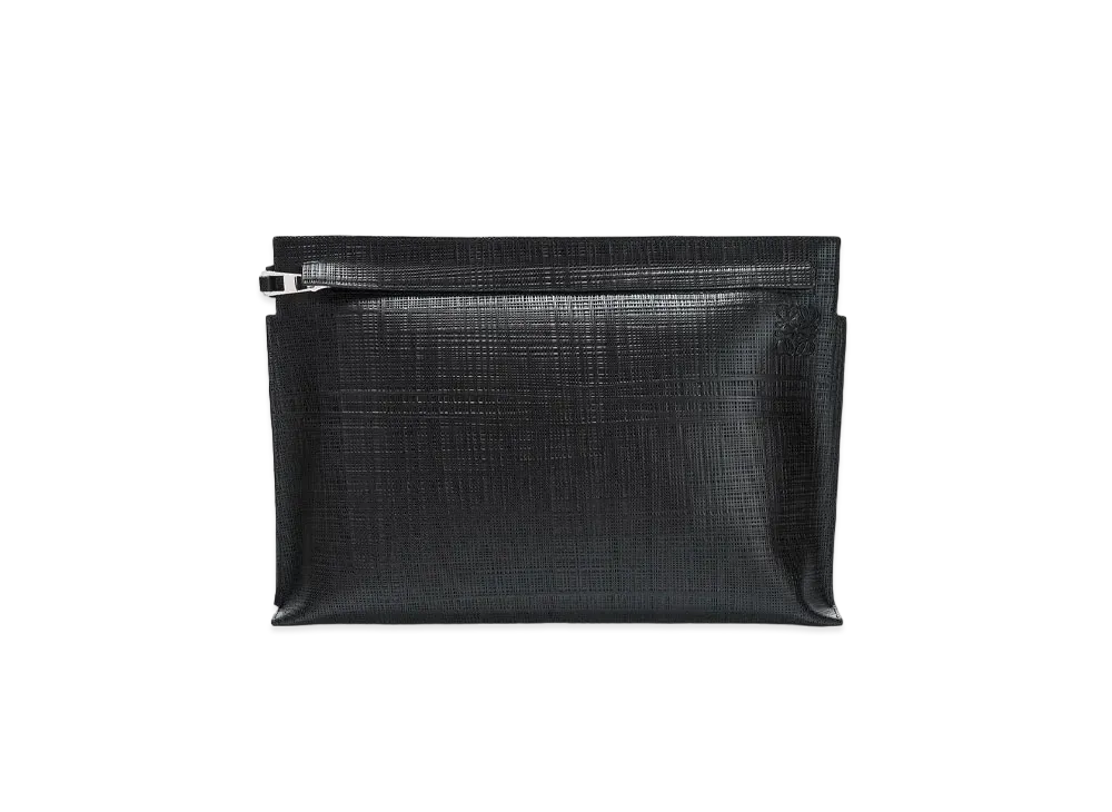 LOEWE T Pouch In Calfskin "Black"