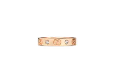 GUCCI Rose Gold Icon Ring