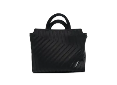 BALENCIAGA Car Medium East-west Tote Bag In Grained Calfskin "Black"