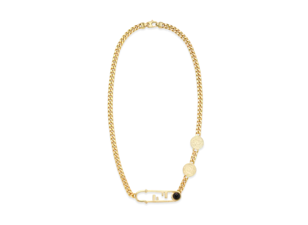 FENDI x Versace Fendace Gold-Colored Necklace "Gold"