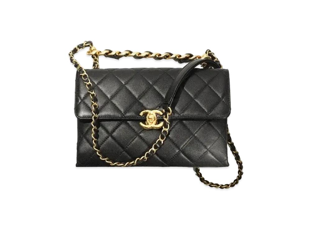 CHANEL Small Flap Bag Calfskin "Black"