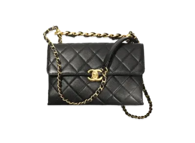 CHANEL Small Flap Bag Calfskin "Black"
