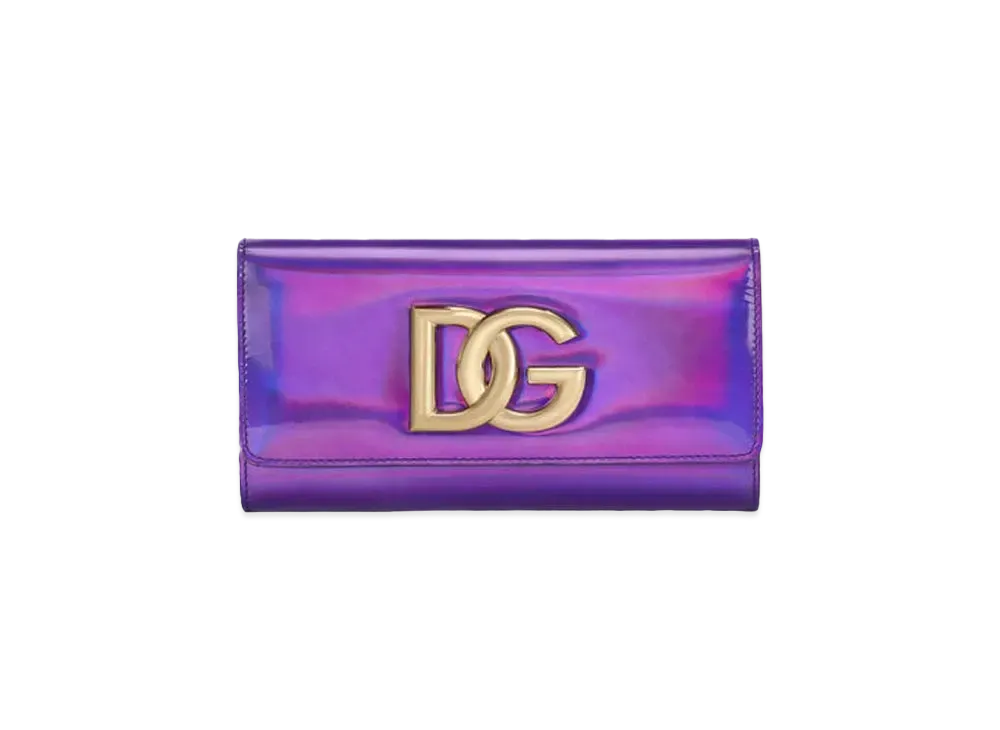 Dolce&Gabbana 3.5 Clutch Strobo Calfskin "Violet"