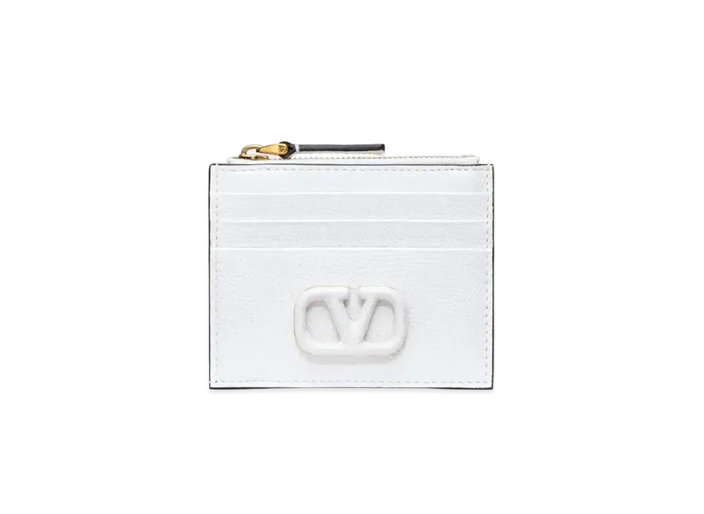 ヴァレンティノ Vロゴ シグネチャー グレインカーフスキン カード