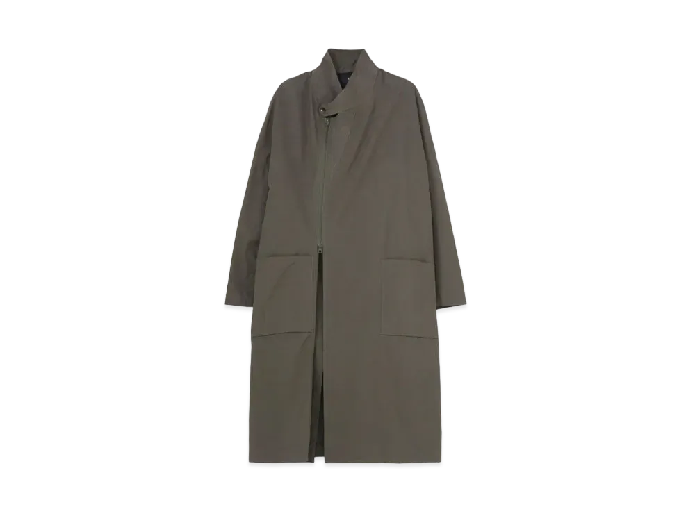 Yohji Yamamoto Y's COTTON NYLON DYED TUSSORE ZIP JACKET "Gray"