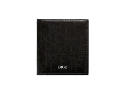 Dior Burtical Wallet Dior Oblique Galaxy Leather "Black"