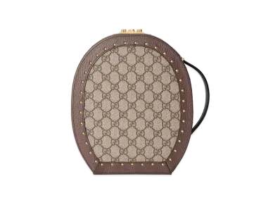 GUCCI Padrock Beats Headphone Case GG Supreme Canvas "Beige/Ebony"