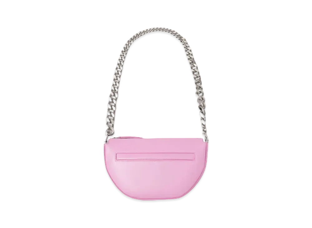 Burberry Mini Leather Zip Olympia Bag "Primrose Pink"