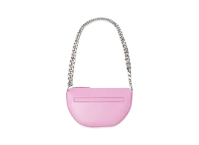 Burberry Mini Leather Zip Olympia Bag "Primrose Pink"