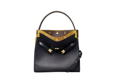 Tory Burch Lee Radziwill Double Bag "Navy"