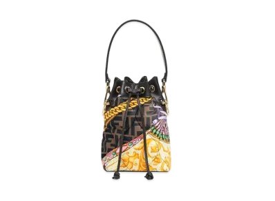 FENDI x Versace Fendace Mini Bag In Multicolor Silk Print "Multicolor"