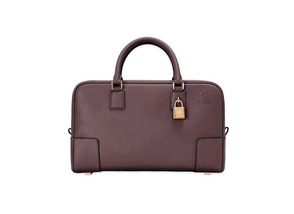 LOEWE Amazona 28 Bag In Nappa Calfskin "Plum"