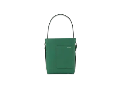 Valextra Bucket Bag Small "Emerald"