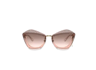 MIU MIU Charms Sunglasses "Gray/Morp Tralue Lens"