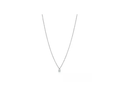 Tiffany & Co. Tiffany Solitaire Diamond Pendant "Platinum"