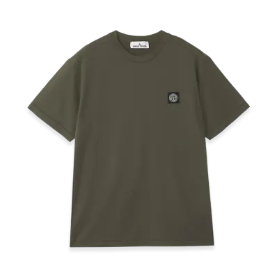 Stone Island 2100039 60/2 Cotton Jersey "Military Green"