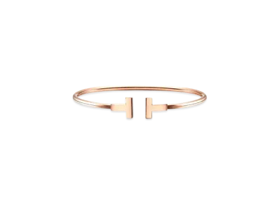 Tiffany & Co. Tiffany T Wire Bracelet 18K "Rose Gold"