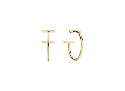 Tiffany & Co. Tiffany T Hoop Earrings "Yellow Gold"