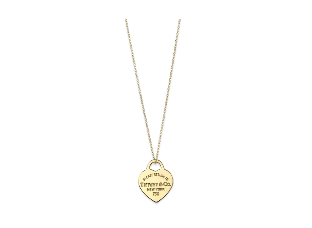 Tiffany & Co. Return to Tiffany Heart Tag Pendant 18K "Gold"