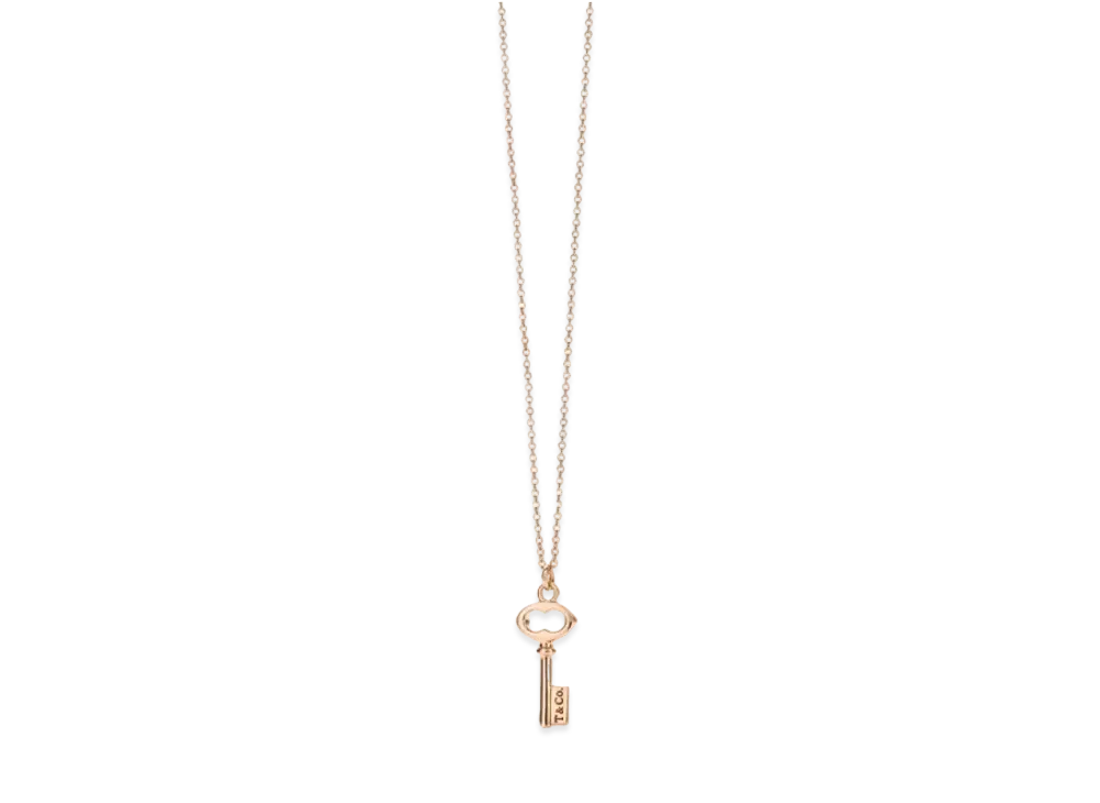 Tiffany & Co. Keys T&CO. Key Pendant 18K "Rose Gold"